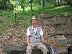 一本杉公園にてー大野さん