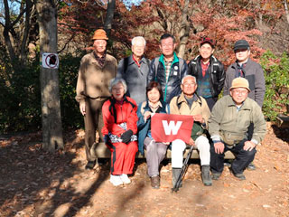 頂上エリアにて