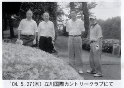 府中校友会ゴルフを楽しむ会2002年度活動報告